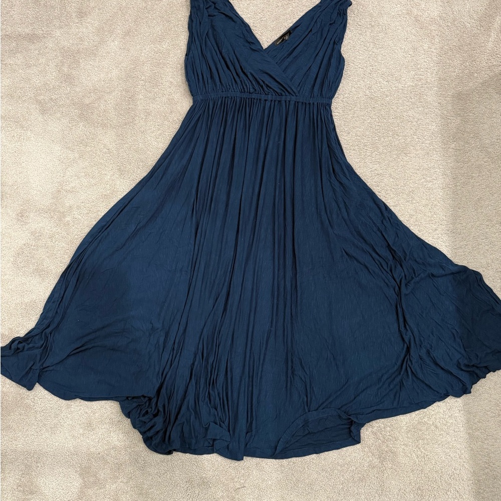 Elegant Navy Blue Women's Dress